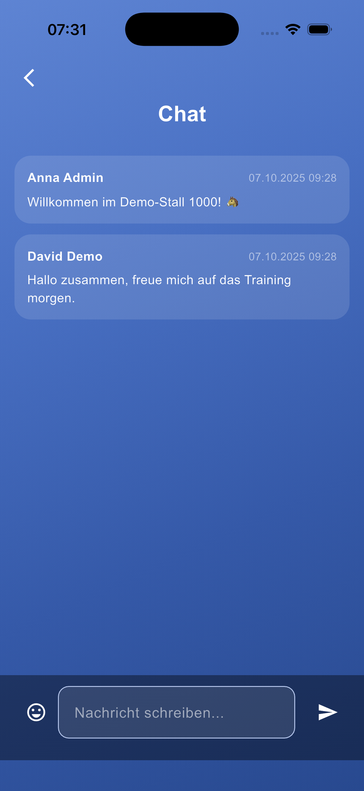 Stall Manager App Vorschau 7