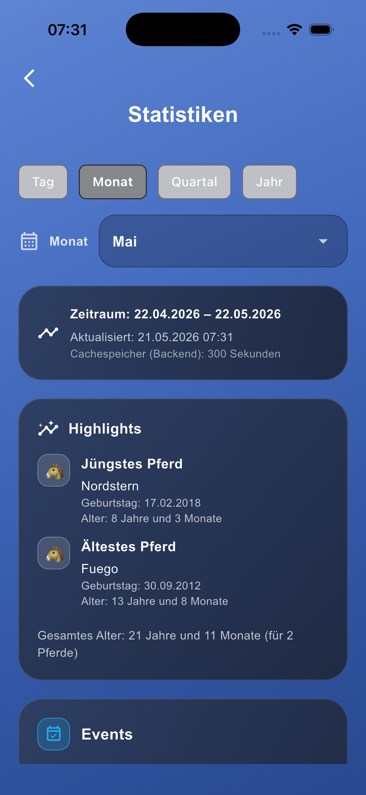 Stall Manager App Vorschau 9